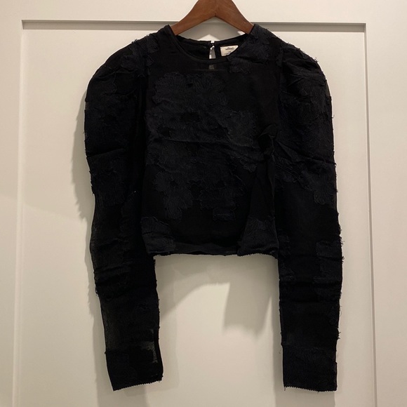 WILFRED Aritzia Black Blouse - Size XXS - Picture 1 of 4